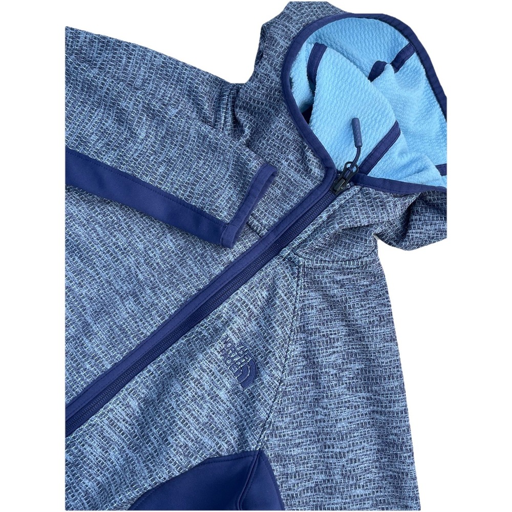 The North Face Jacket Arcata Asymmetrical Zip Hoodie Lightweight Small Blue